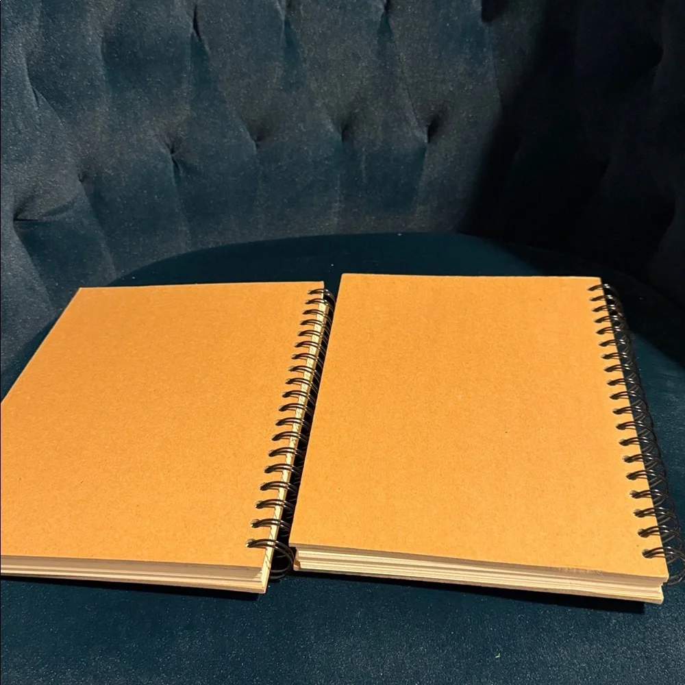 CMT Country Music Television set of two Orange Spiral Notebooks Journals